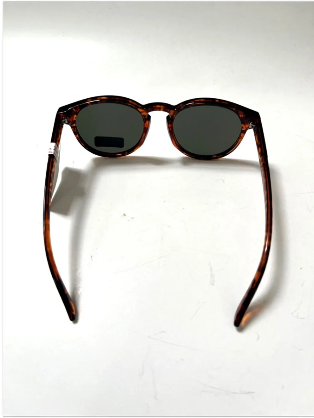 New LUCKY BRAND Round Classic Sunglasses Tortoise Shell Acetate Brown Green Lens
